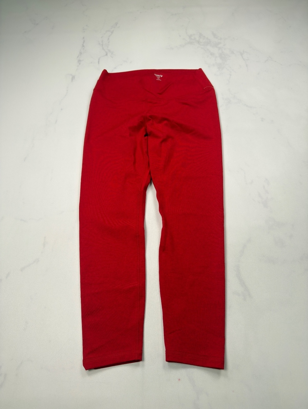 Old Navy Active Classic Leggings Red Modern Slim Fit - Womens L
